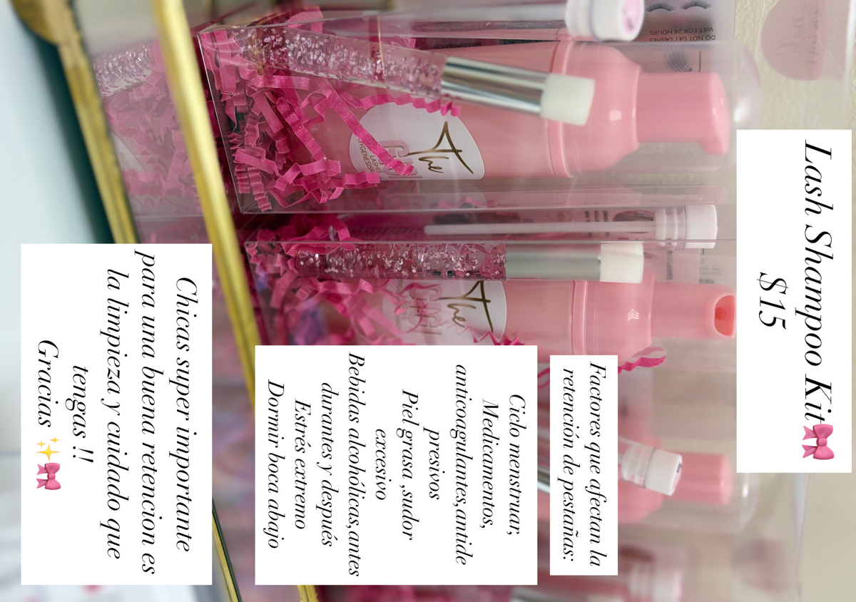 Lash shampoo