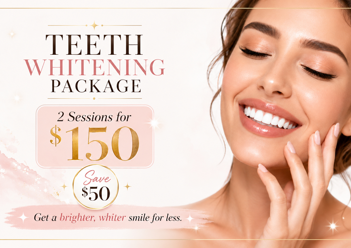 2 Teeth Whitening Sessions | Save $50
