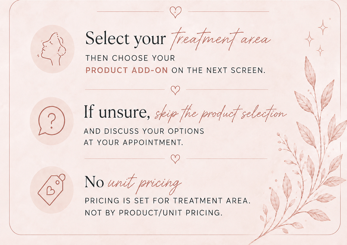 Scroll to select your treatment 