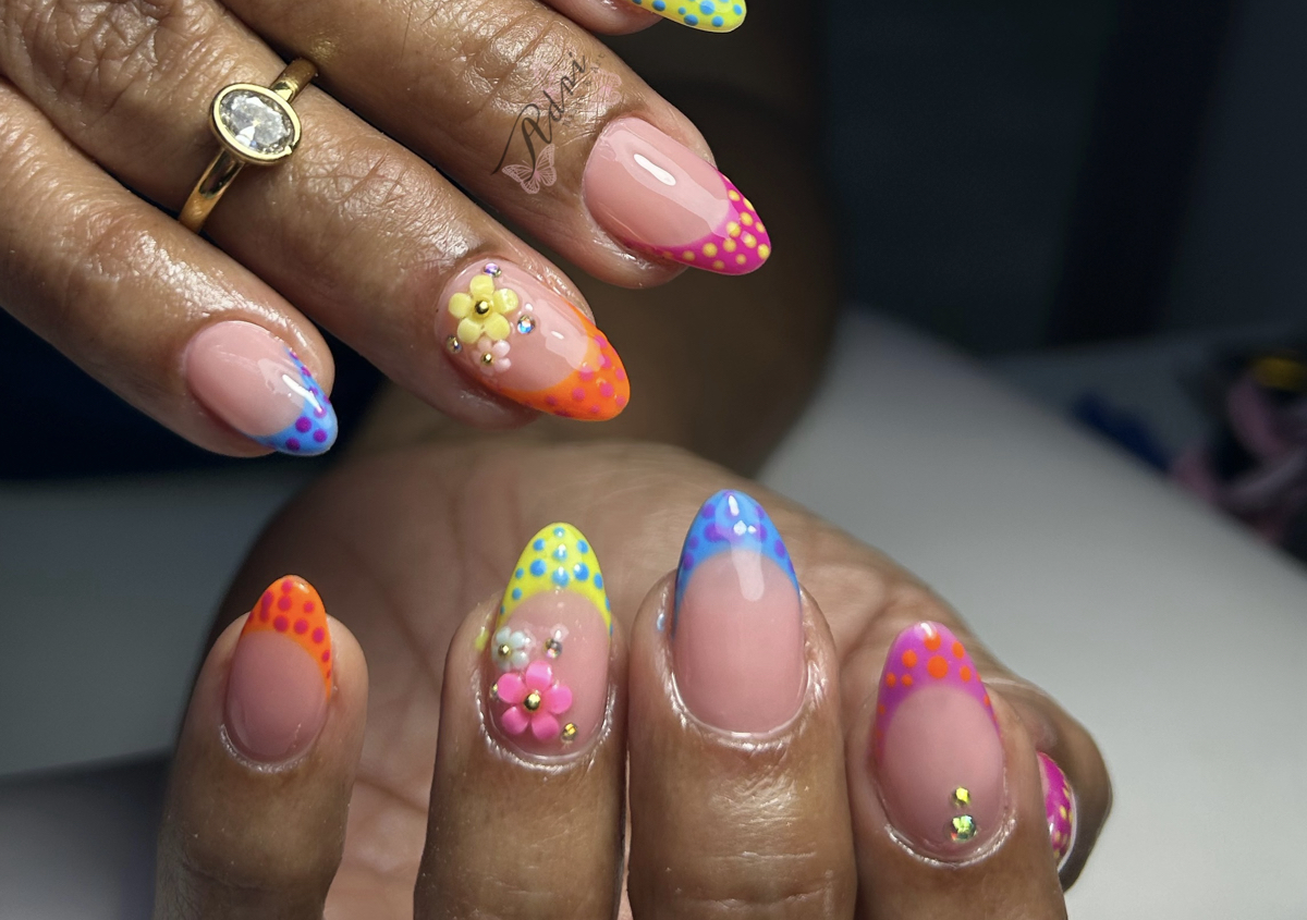 Manicura rusa + poly gel  
