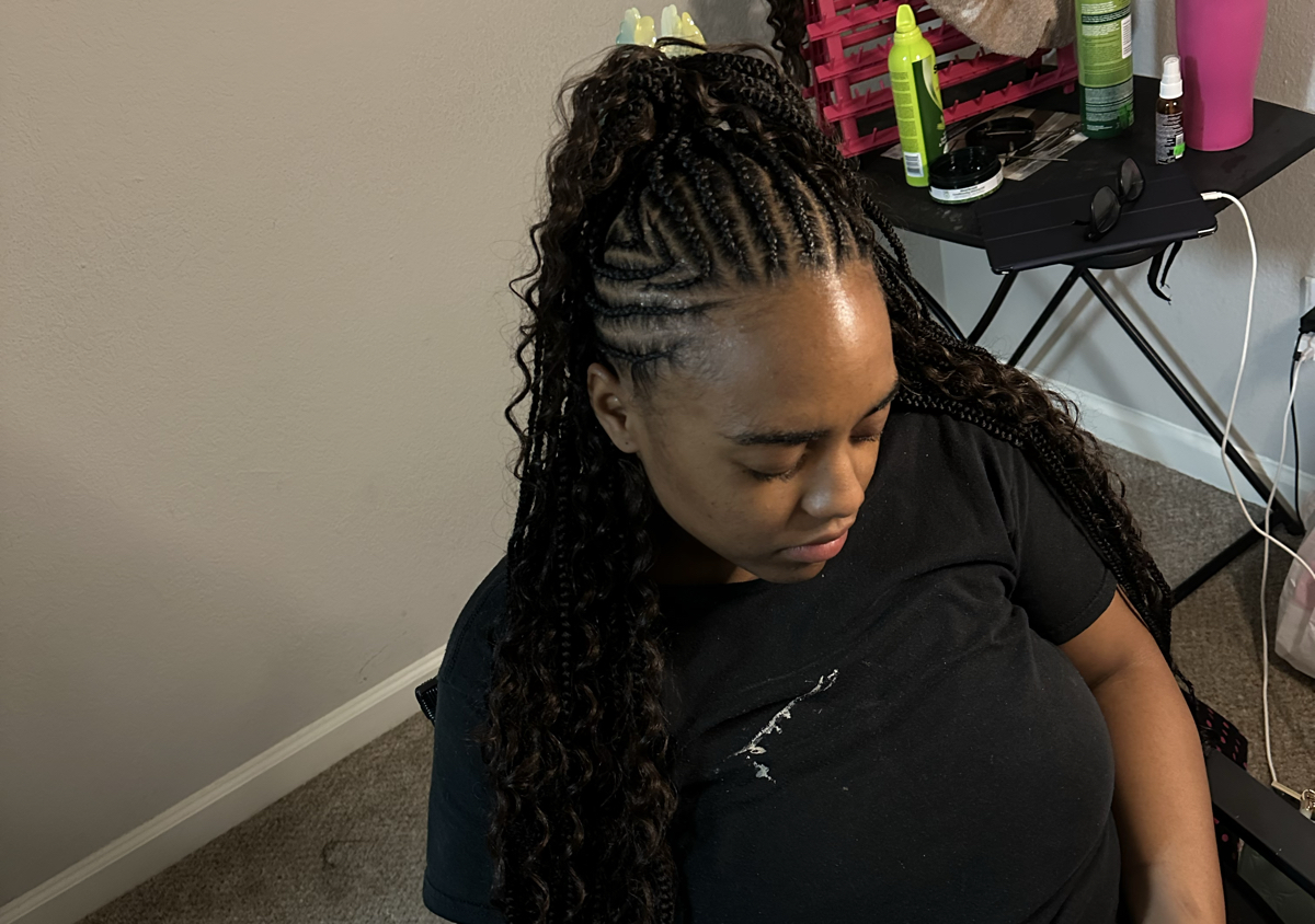 smedium tribal/fulani braids *hair included