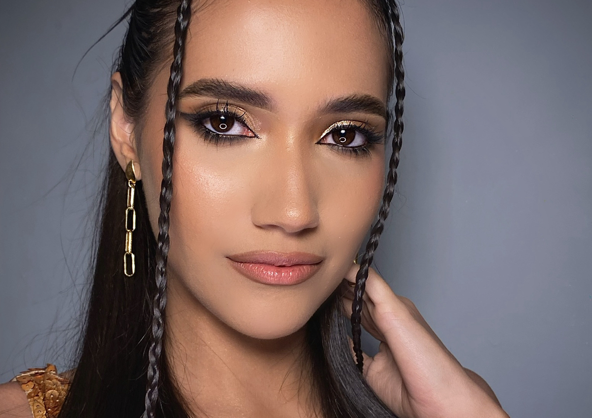 Makeup + ondas en el cabello