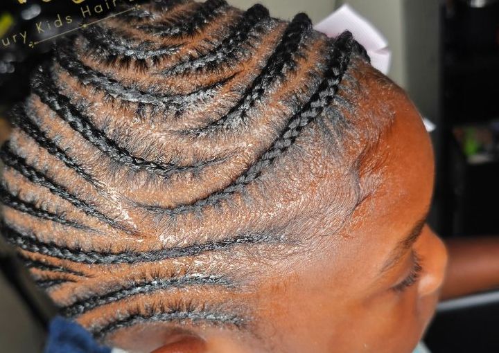 Girl braids w/extensions (wash, treatment & Hair included)