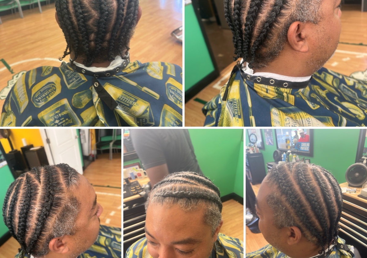 Mens cornrow braids doesn’t include removal