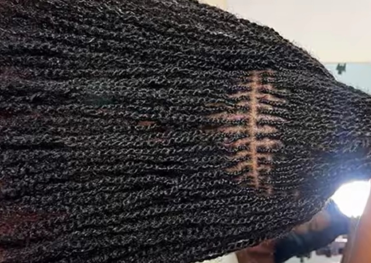Micro twists (human hair extensions)5" length 