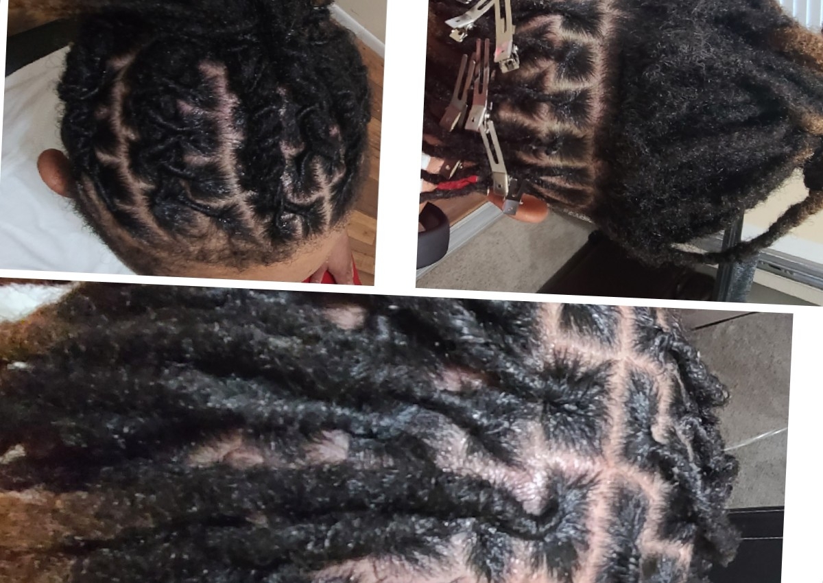 Locs retwists (full hair