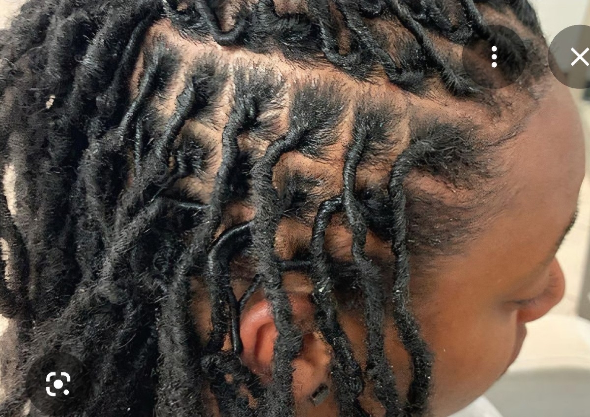 Locs retwists (short hair)