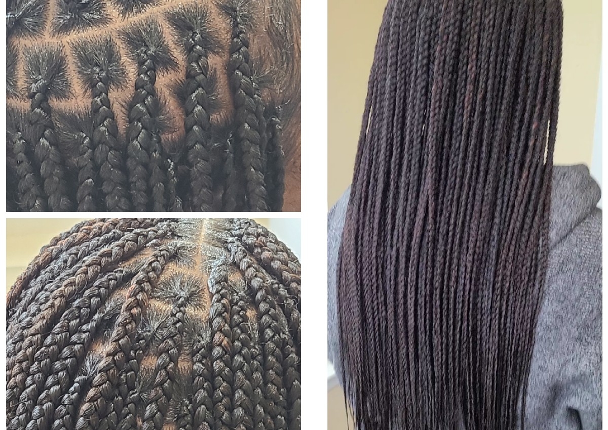 Small Knotless (midback)