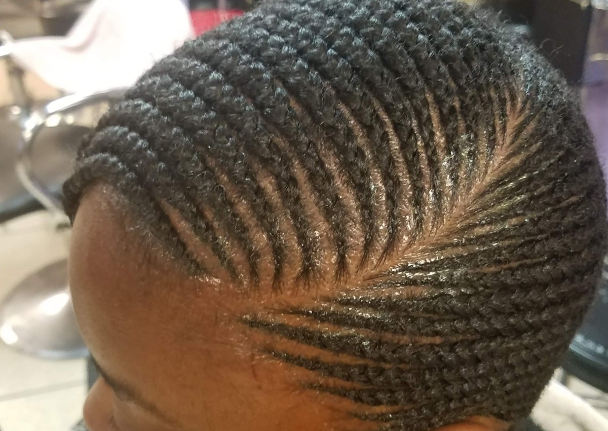 Kids cornrow style (8-12yrs)