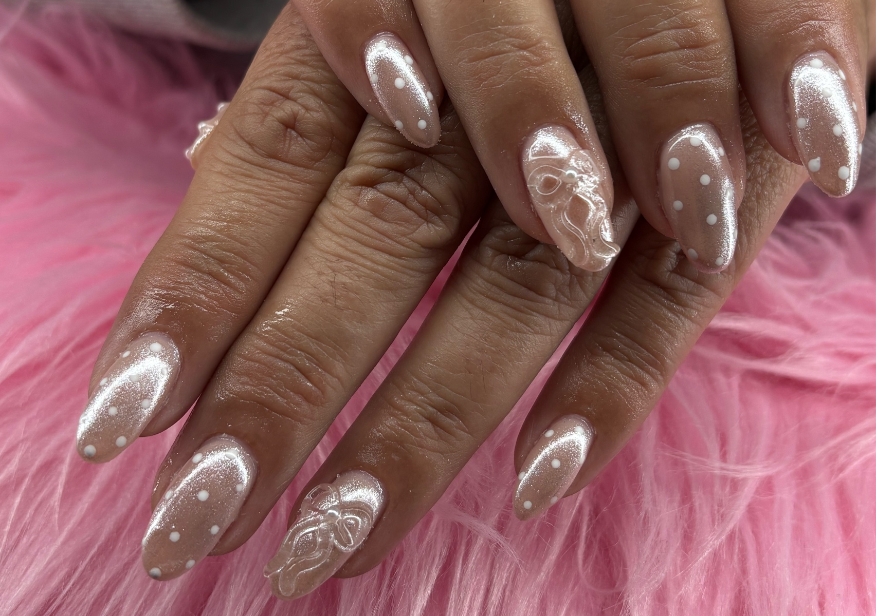structured gel manicure