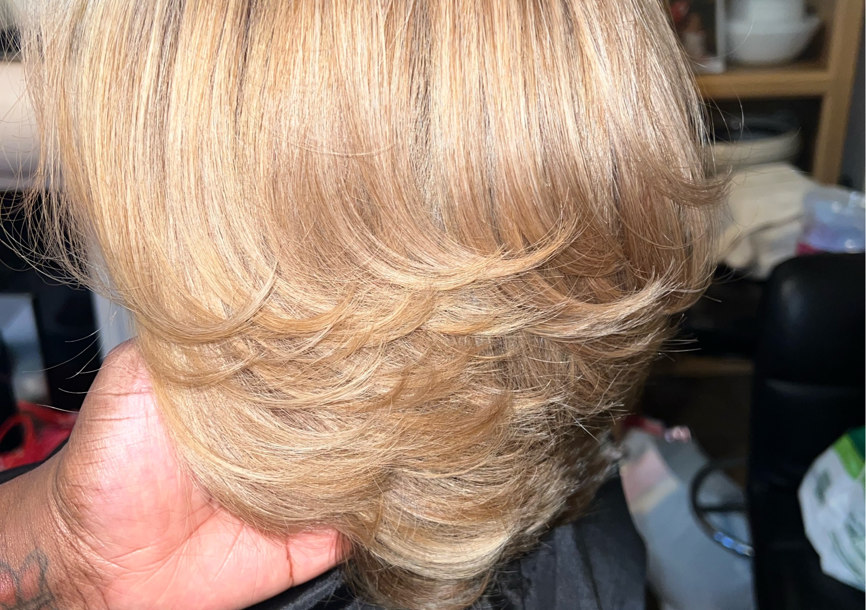 Cutting and washing and styling 