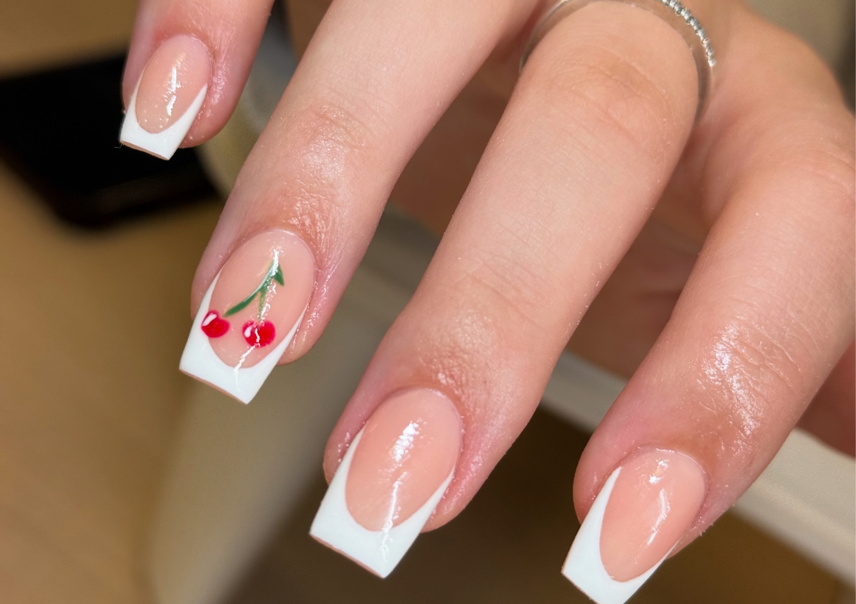 Acrylic Nails  - Minimul Nail Art 