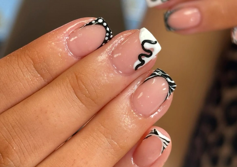 BIAB  - With nail art  - From