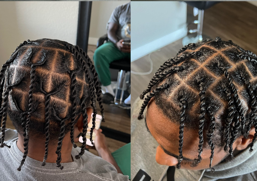 Two-Strand Twists (no wash or blow dry included )