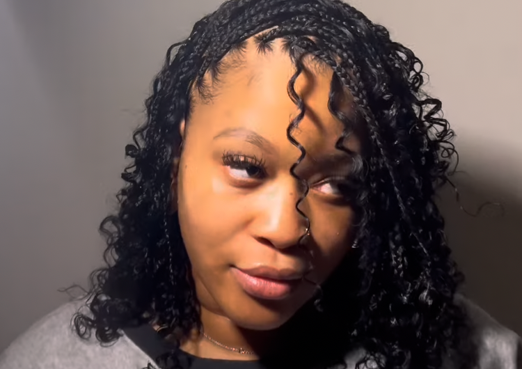 Small knotless boho bob