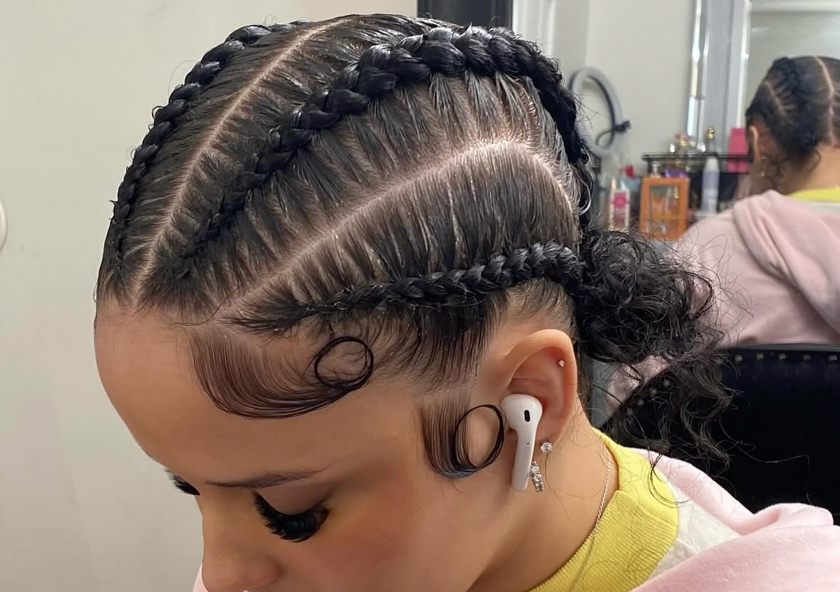 2-4 braids 