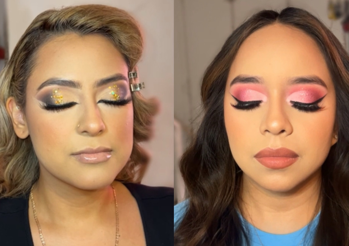 Social glam/ maquillaje social
