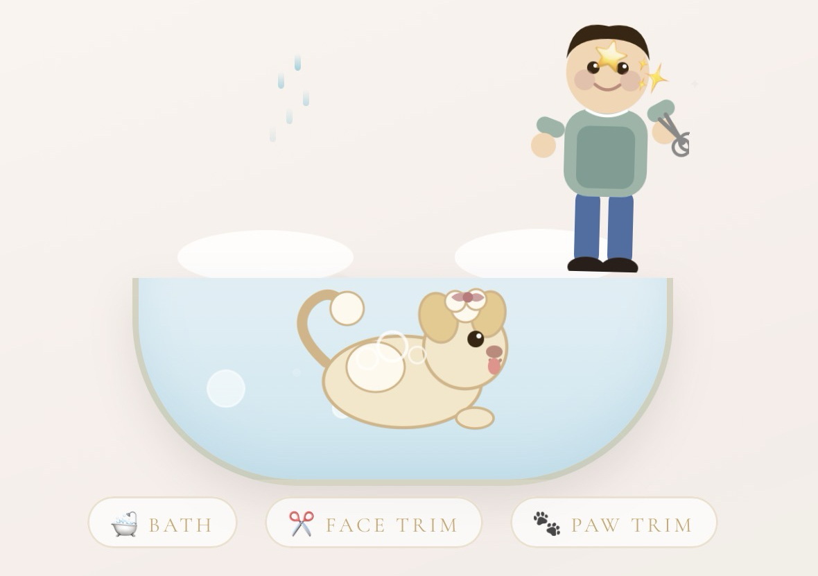 Mini Trim Upgrade · +$25 (scissored face & feet, added to any bath)