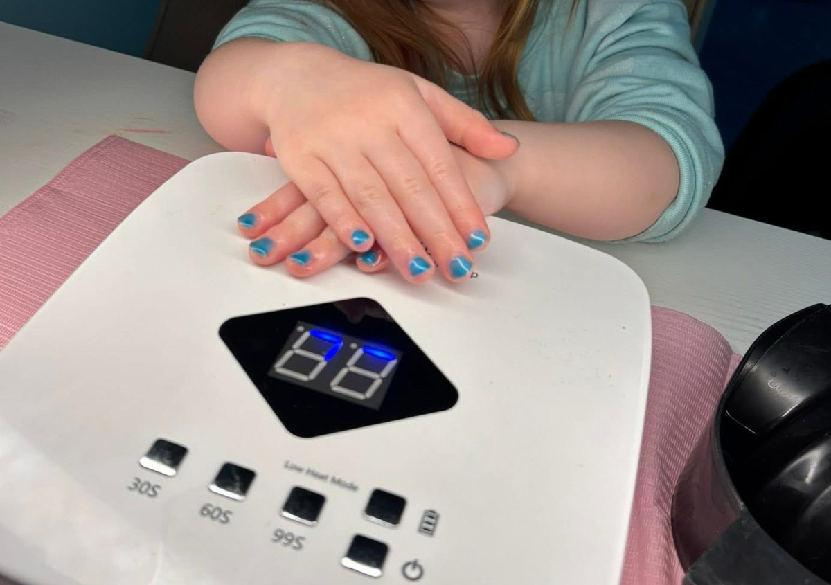 princess manicure (10 and under)