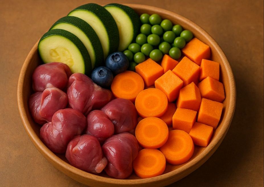 ⭐🐔🥕🥦🥒  Gizzard & Veggie Balance — Complete Nutrition