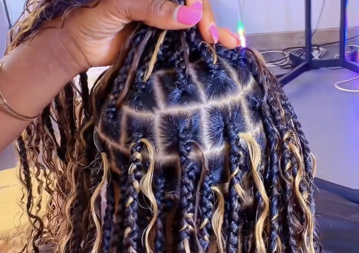 Large boho braids 