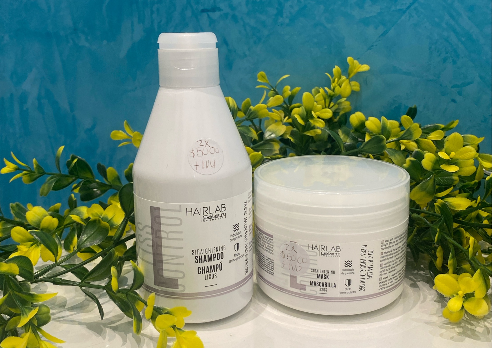 Hairlab straightening shampoo y mascarilla