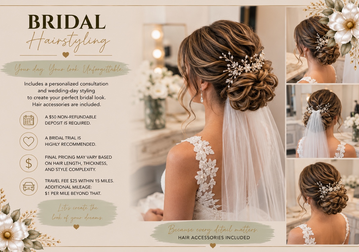 Bridal Hairstyling