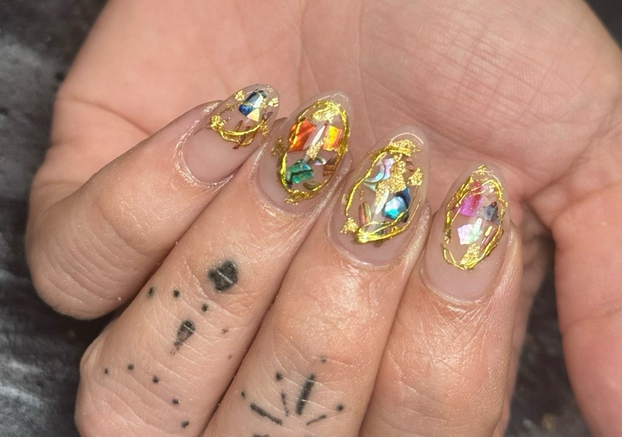 Full set uñas medianas size 1 al 2 