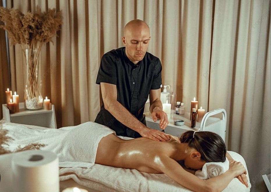 1-hour massage with male therapist 