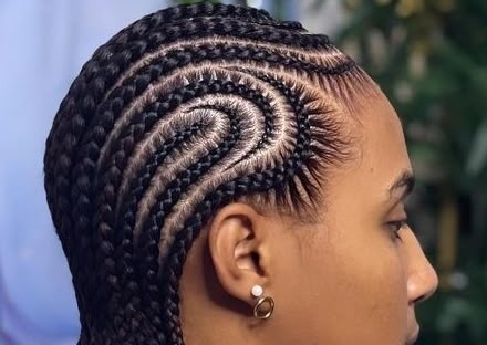 Cornrow braid