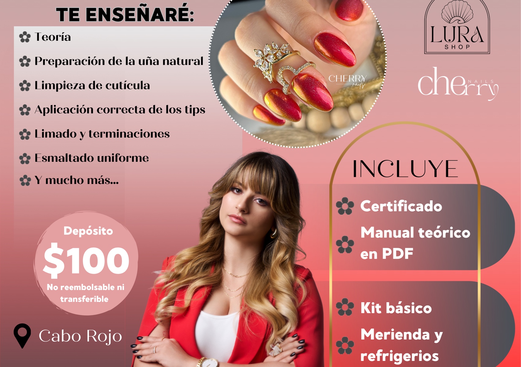 Taller privado - gel tips