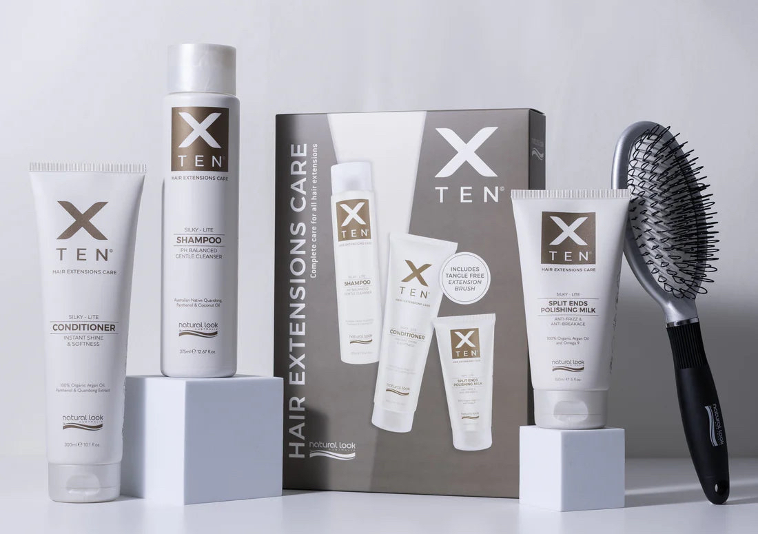 X Ten Hair Extension Care Pack