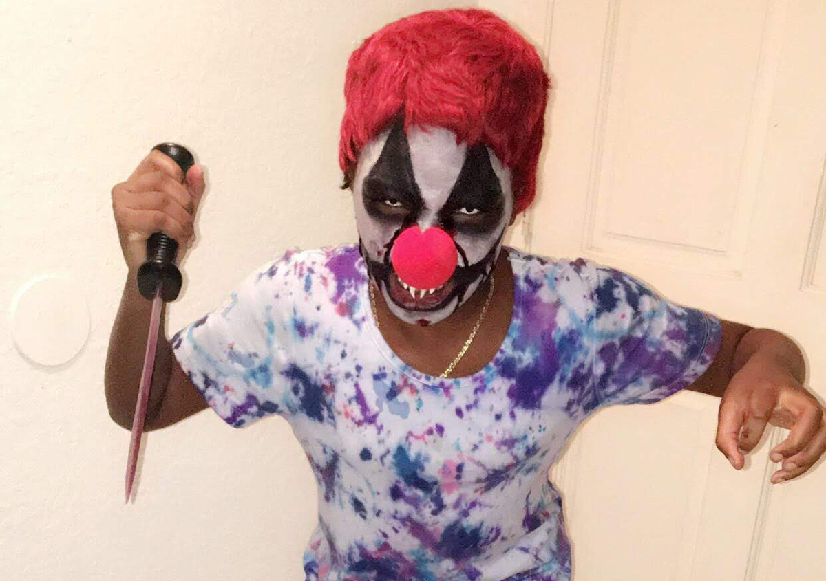 Creepy Clown Make-up 