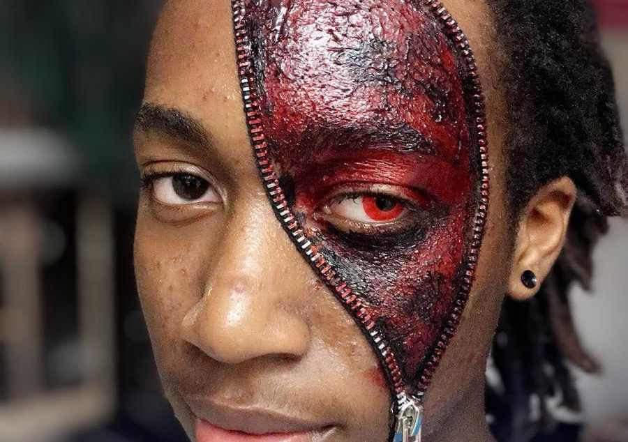 Zipper Face Make-up 