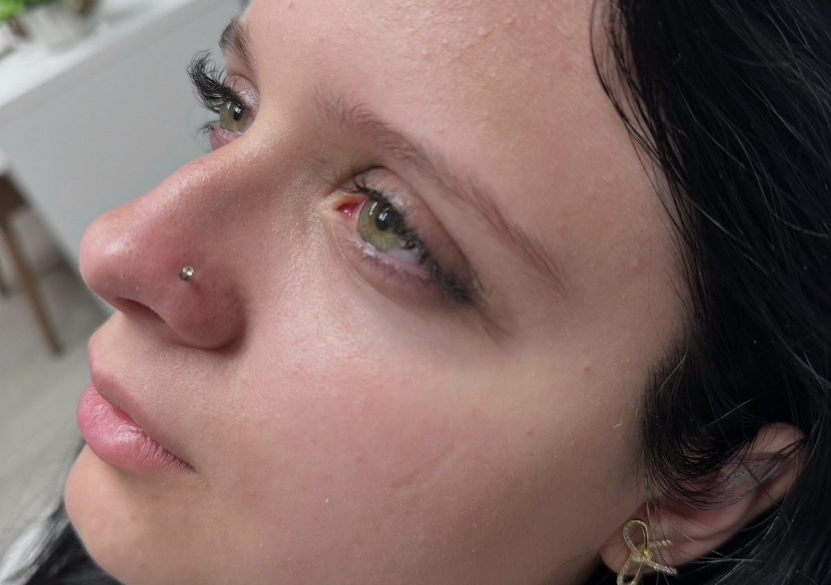 Nose piercing