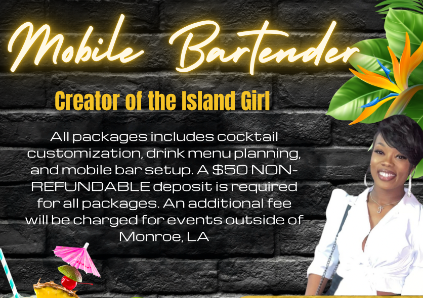 Bartending Birthday Event (Liquor Not Included)