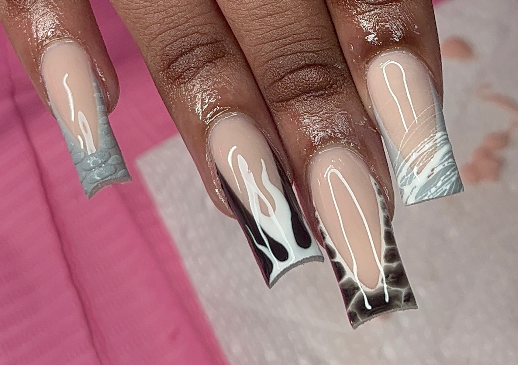 Long Acrylic Set (5-7 magnets) 