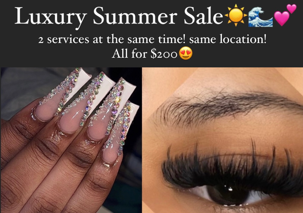 Luxury Service ( Nails & Lashes)