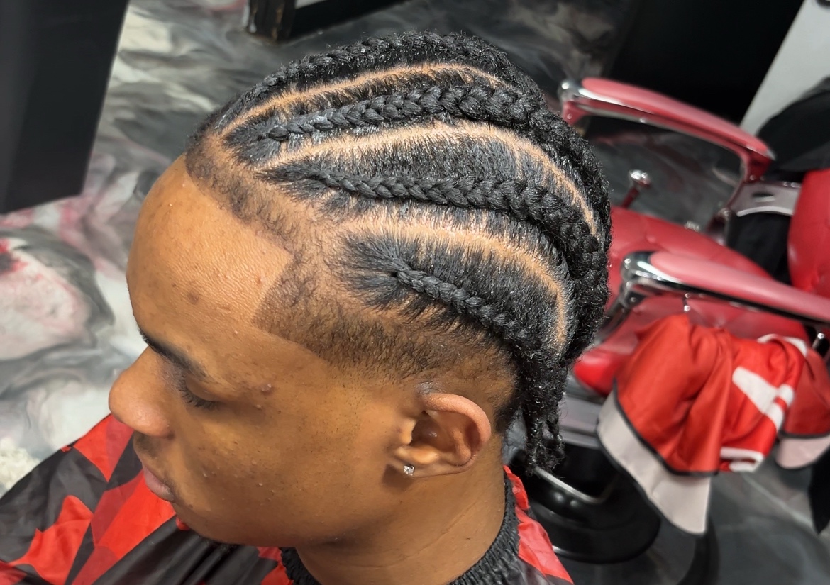 4-6 Braids To The Back 