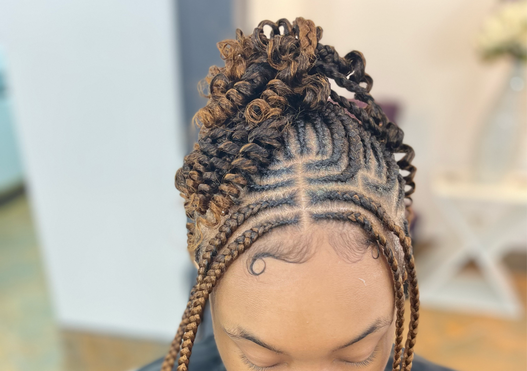 Small Feed ins/Tribal Braids