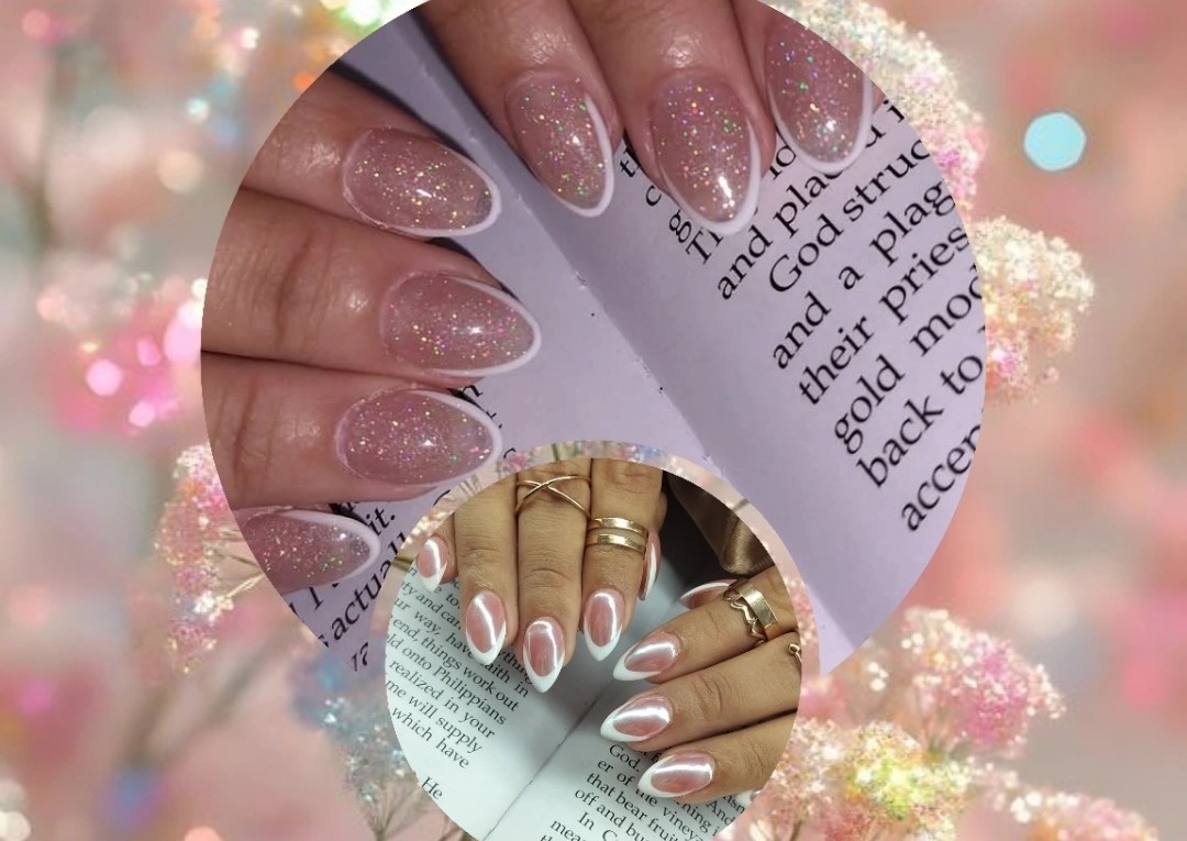 💅🏻Uñas acrílicas mediana➡️ french o dos tonos