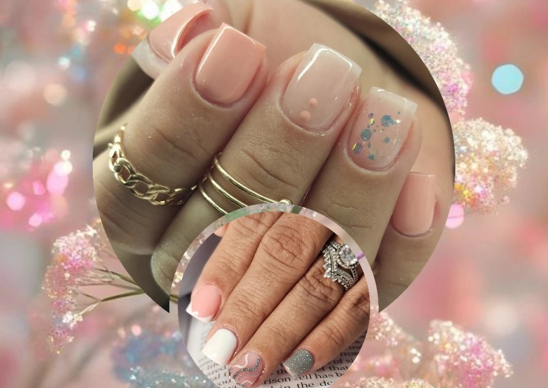💅🏻soft gel tips corto ➡️ diseño básico 