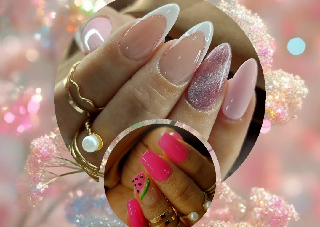 💅🏻soft gel tips mediano➡️ diseño básico 
