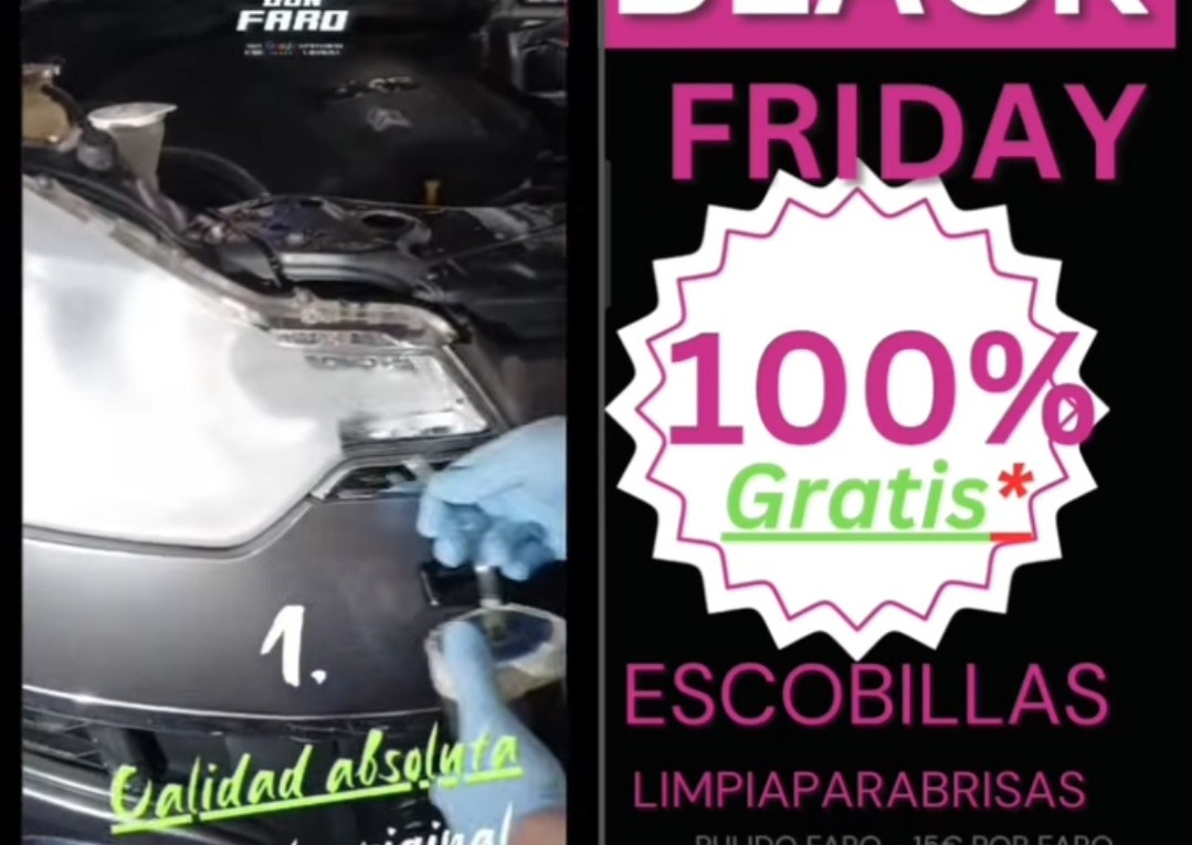 Pulido de faros PREMIUM (Oferta BLACK FRIDAY)