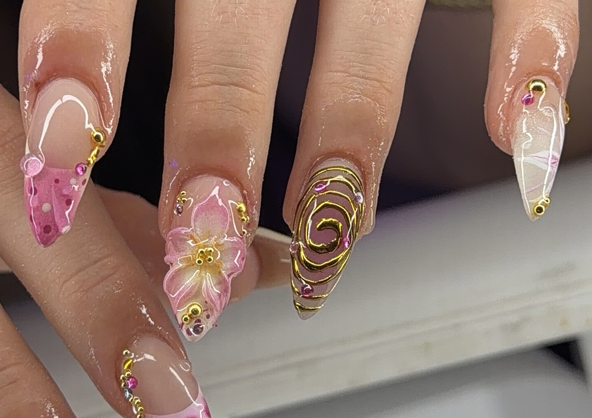 Medium full acrylic set