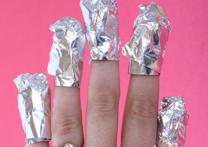 Soaking off nails that were not done by me 