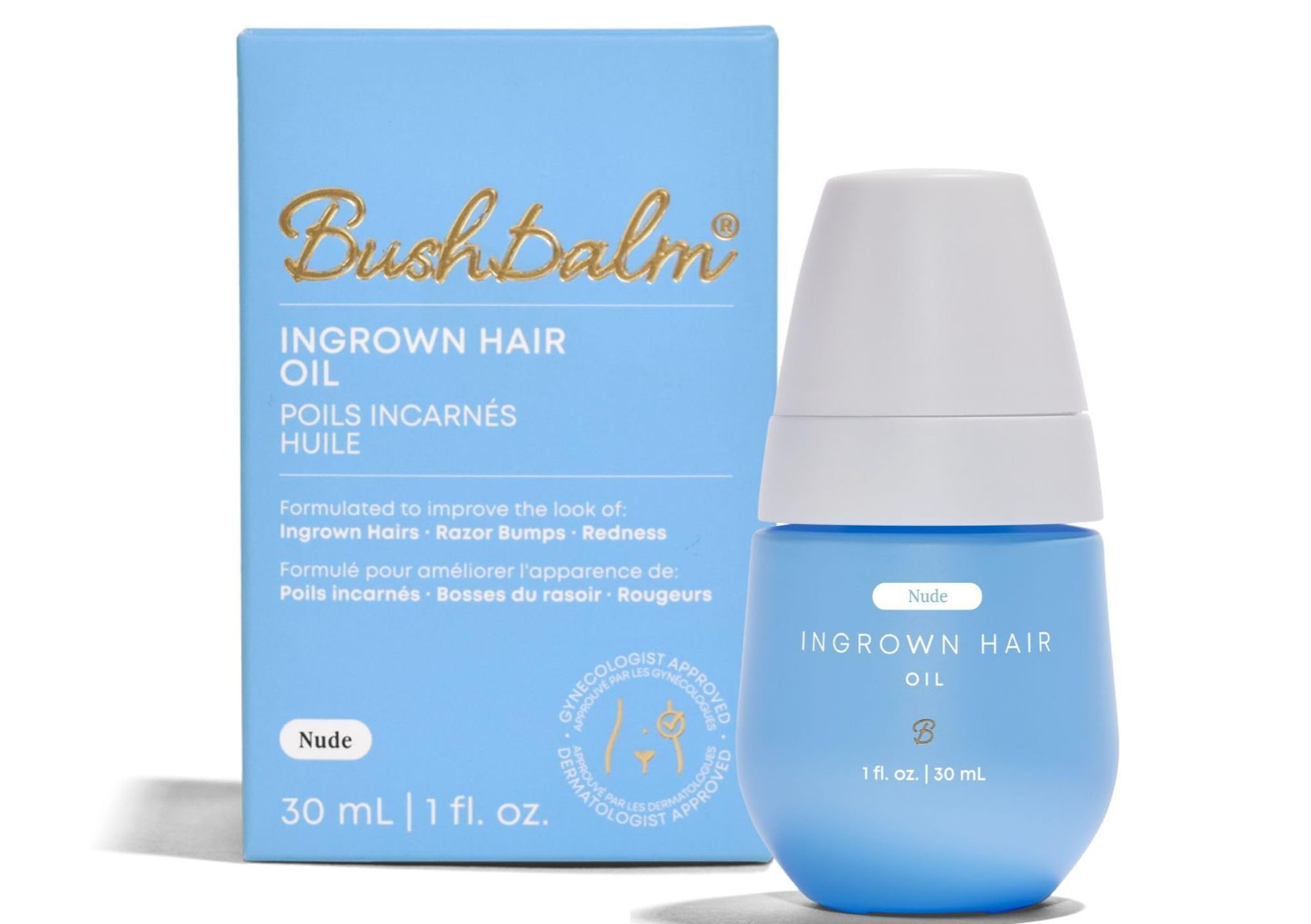 Aceite hidratante para vellos encarnados