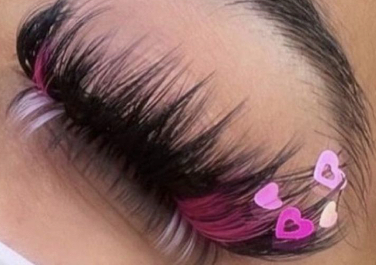 Color lash/decals/glitter