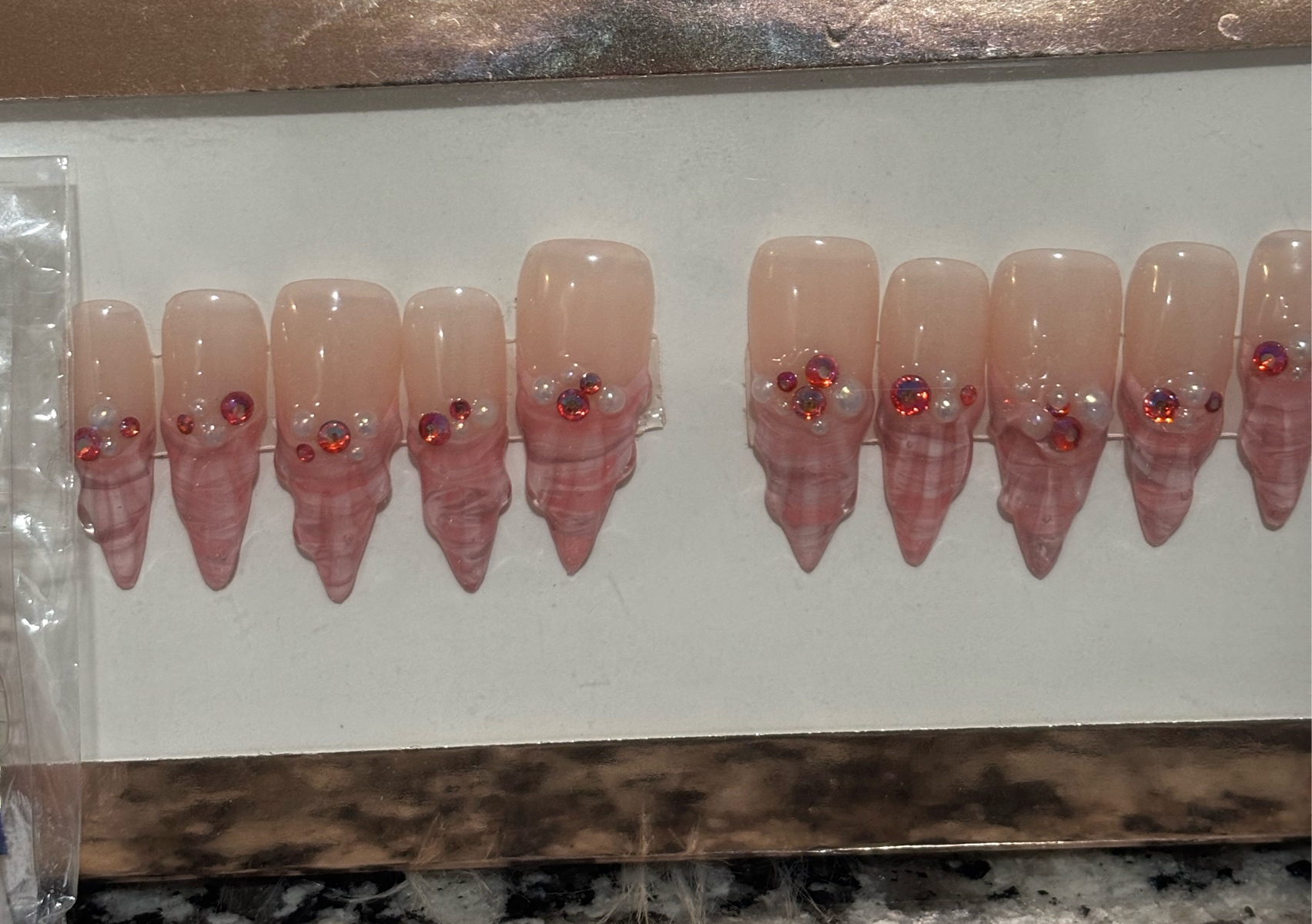 Shell Press On Nails