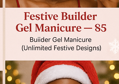 FESTIVE BIAB MANICURE 